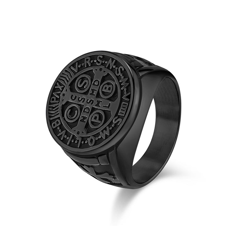 Vintage Cross Signet Ring