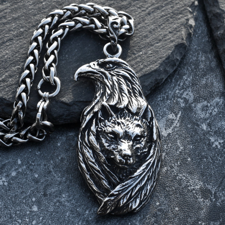 Silver Aegis · Eagle Wolf Badge