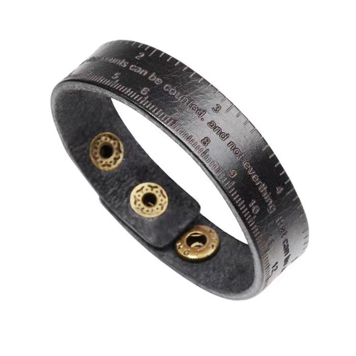 Cowhide bracelet