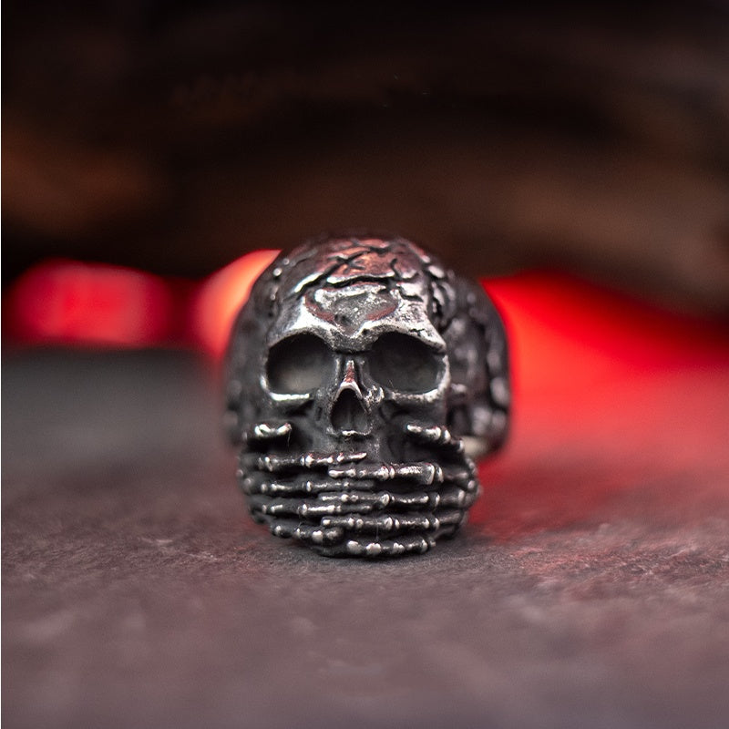 Silence Skull Ring
