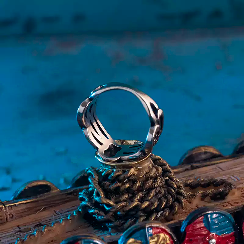 Dark Kraken Octopus Ring