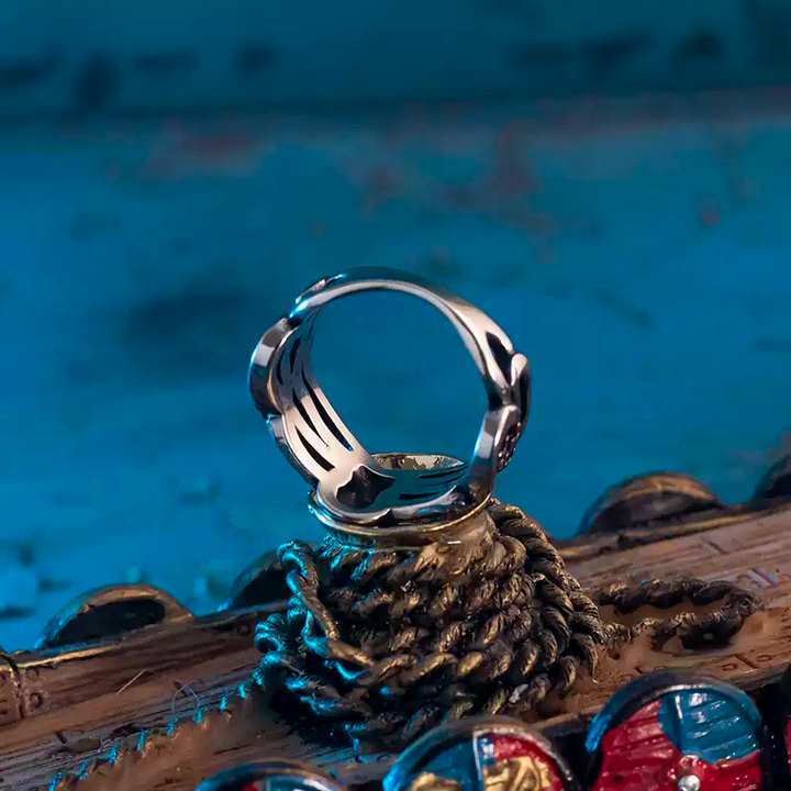Dark Kraken Octopus Ring