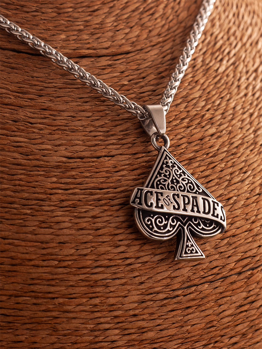 Classic Spade Ace Necklace