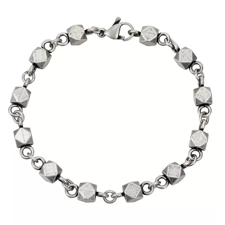 Vintage Geometric Cube Bracelet