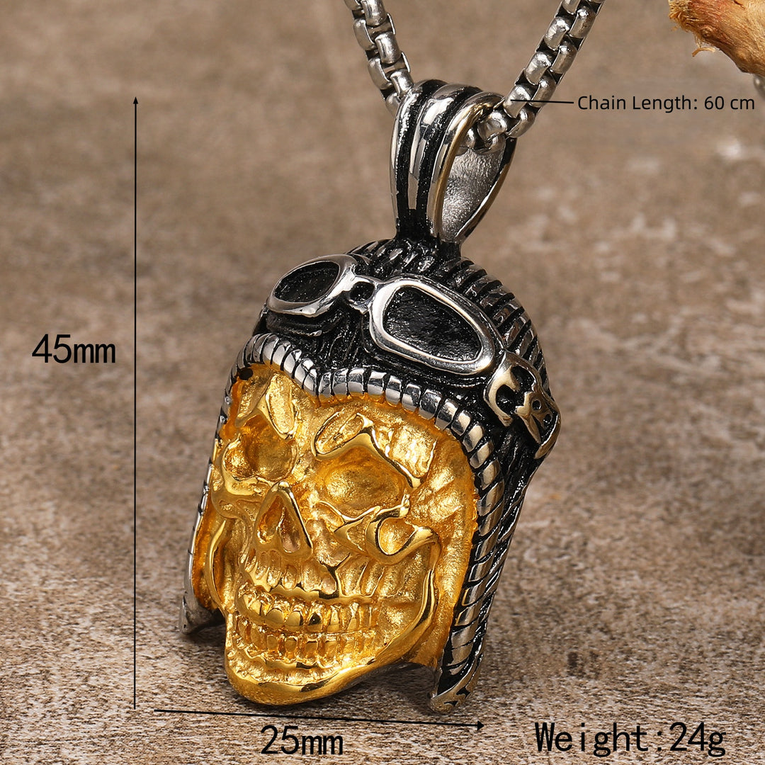Skull Pilot Necklace
