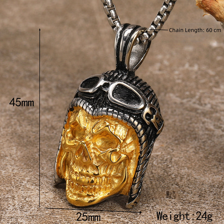 Skull Pilot Necklace