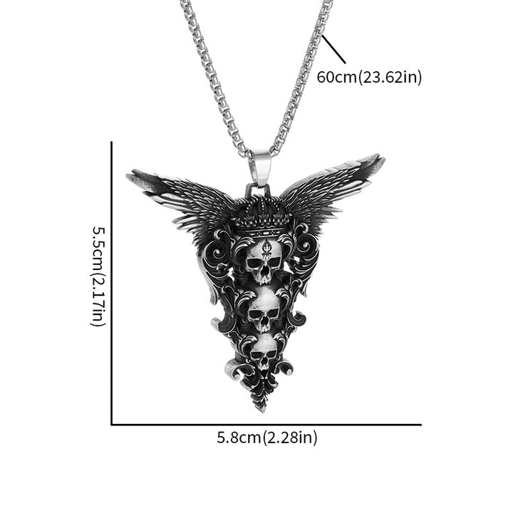 Skull Wing Pendant