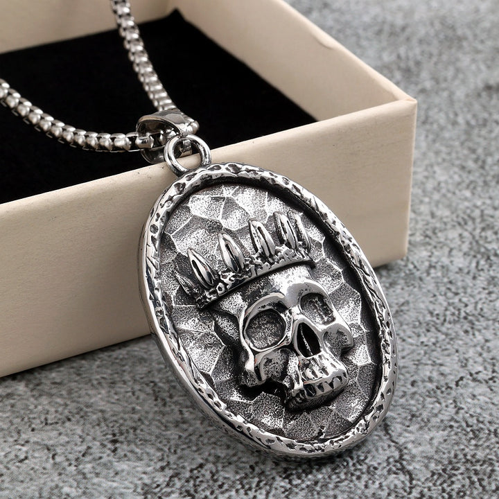 Crown Skull Necklace