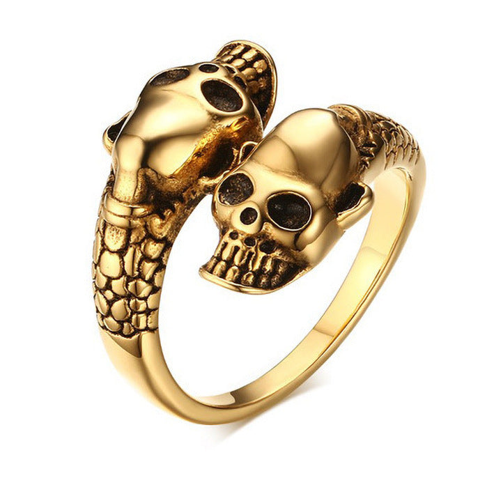 Double Skull Ring