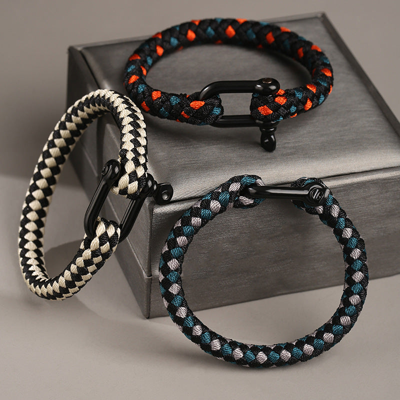 Hand-woven paracord men&