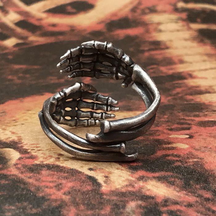 Vintage Skeleton Bone Ring