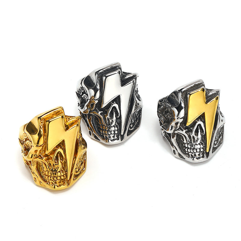 Skull Lightning Ring