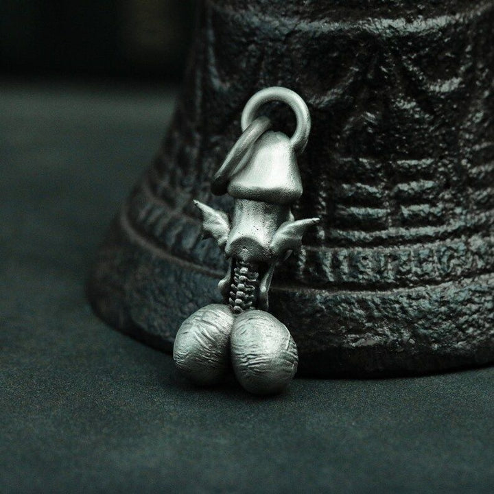 Mushroom Shape Skull Necklace