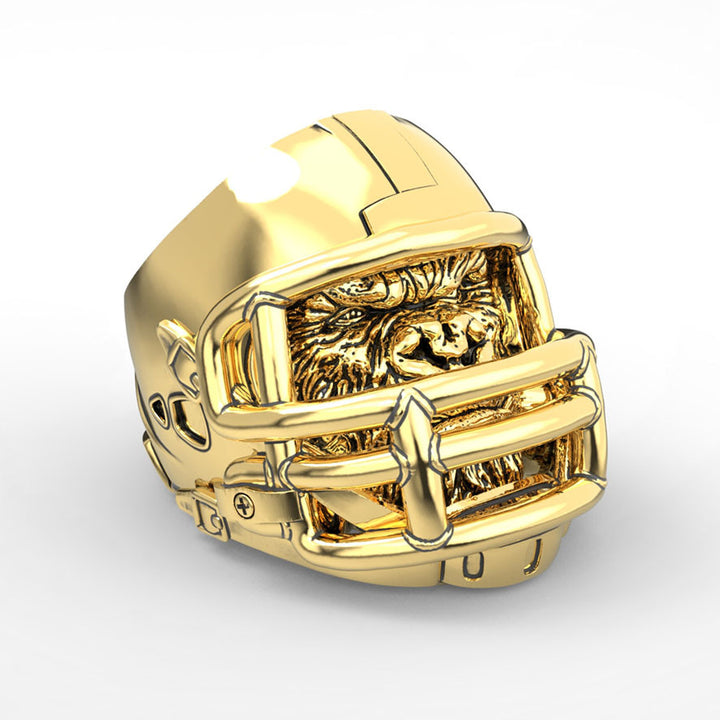 Gorilla rugby helmet ring