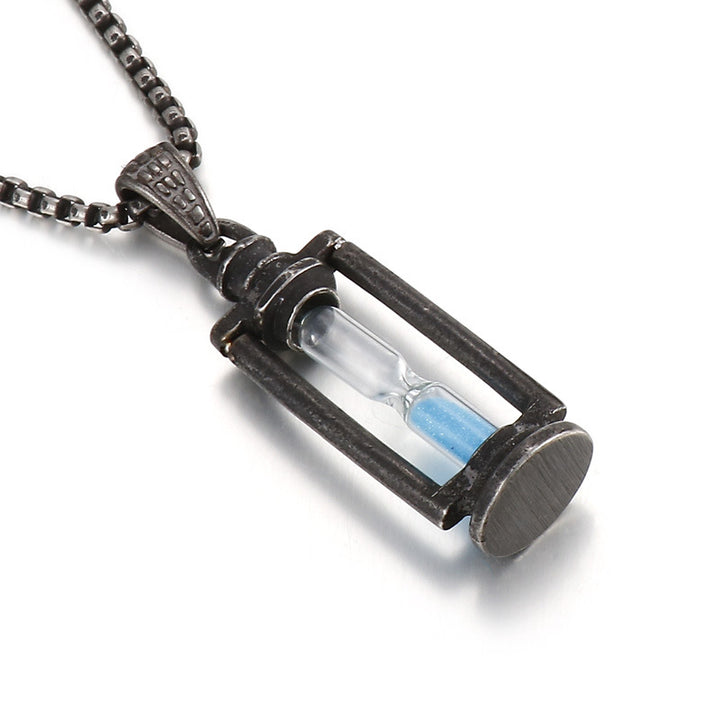 Vintage kerosene lamp hourglass pendant