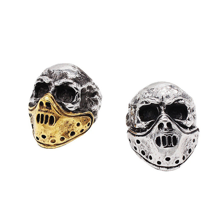 Gas Mask Skull Ring