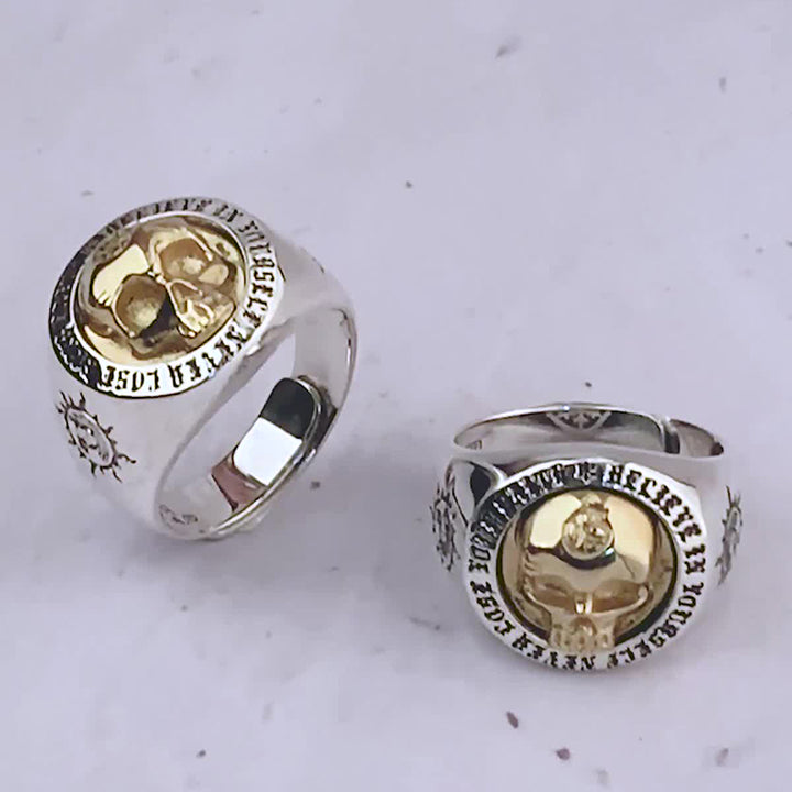 Punk Rock Skull Ring