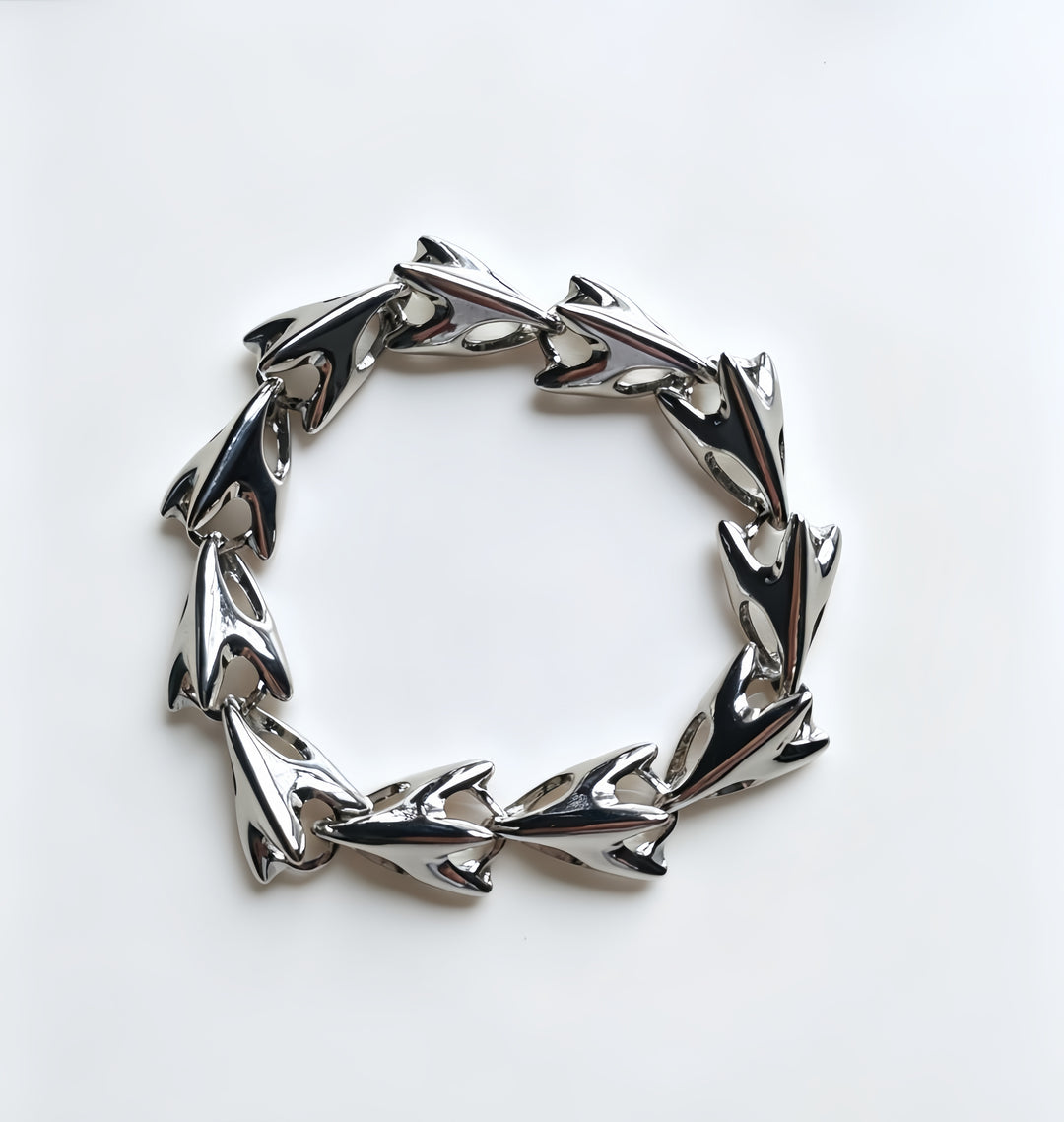 Gothic Thorn-Link Bracelet