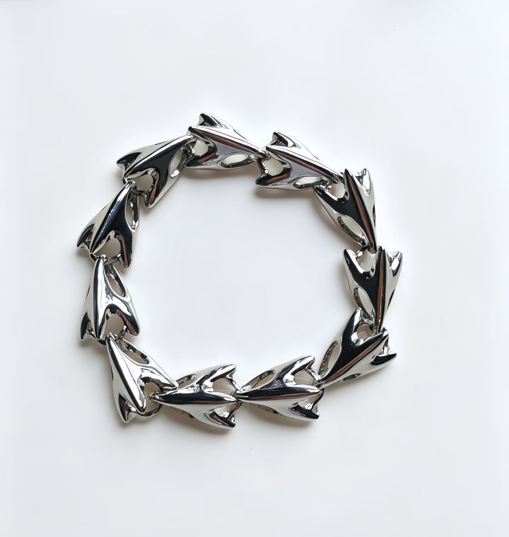 Gothic Thorn-Link Bracelet