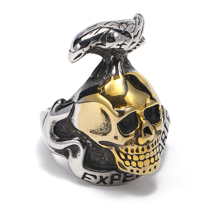 Crow Skull Ring