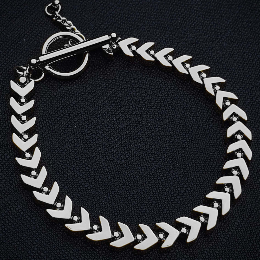 18K gold-plated wheat ear bracelet