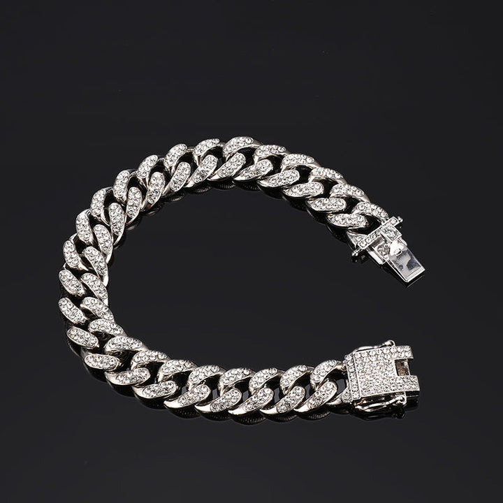 18k gold Cuban bracelet