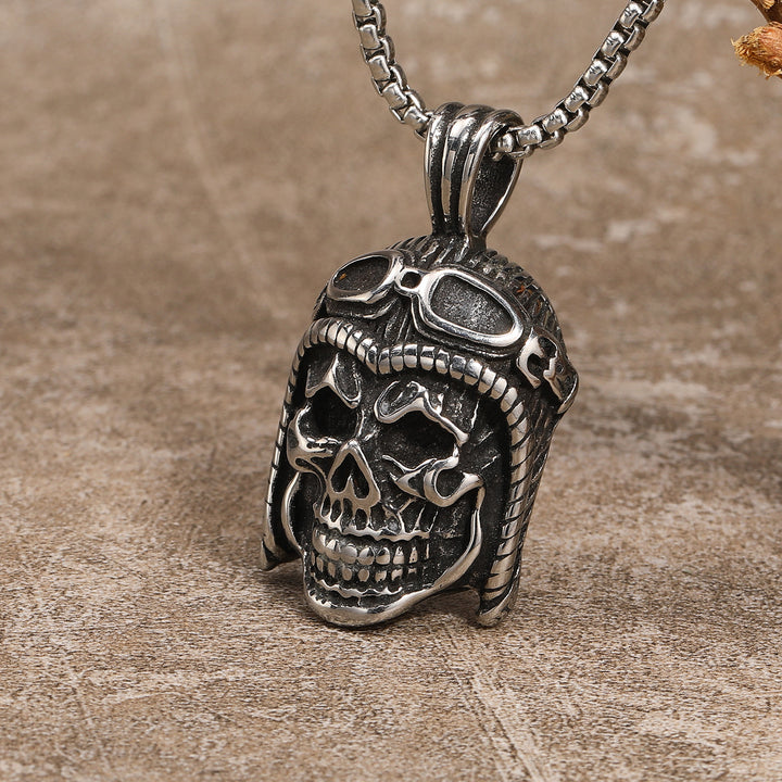 Skull Pilot Necklace