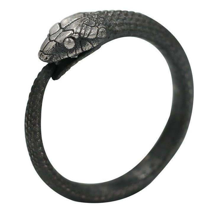Forged Serpent Wrap Ring