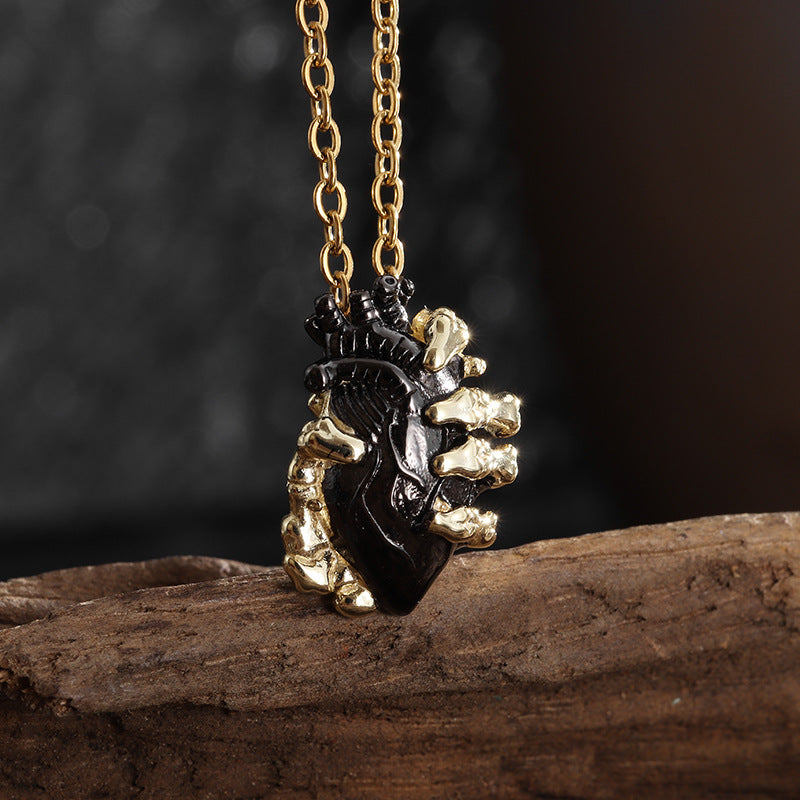Heart Necklace in Hand