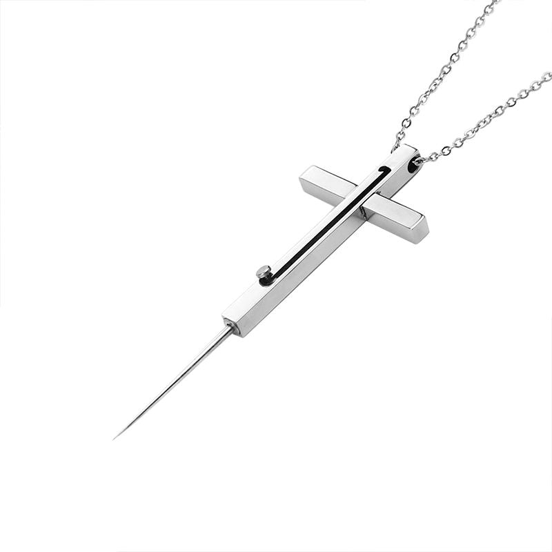 Self-Defense Cross Necklace