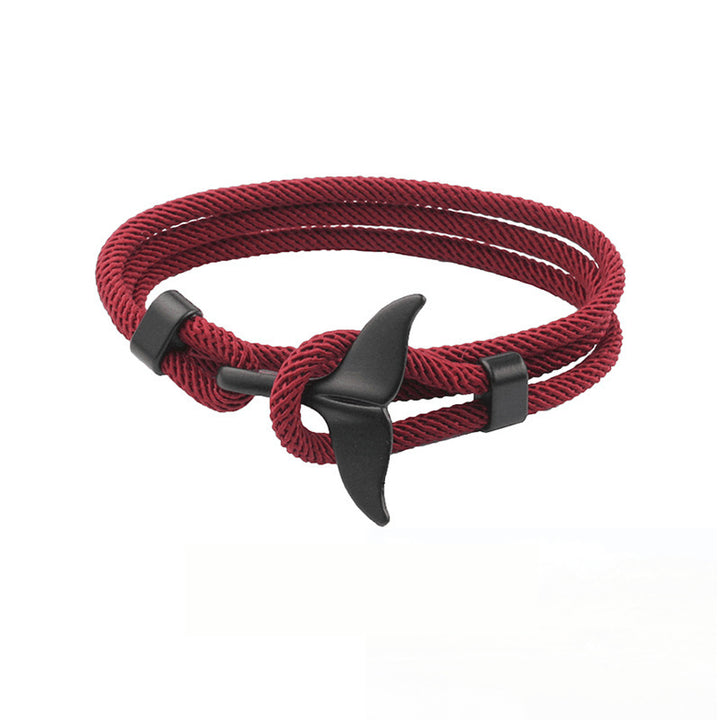 Whale Tail Braided Bracelet