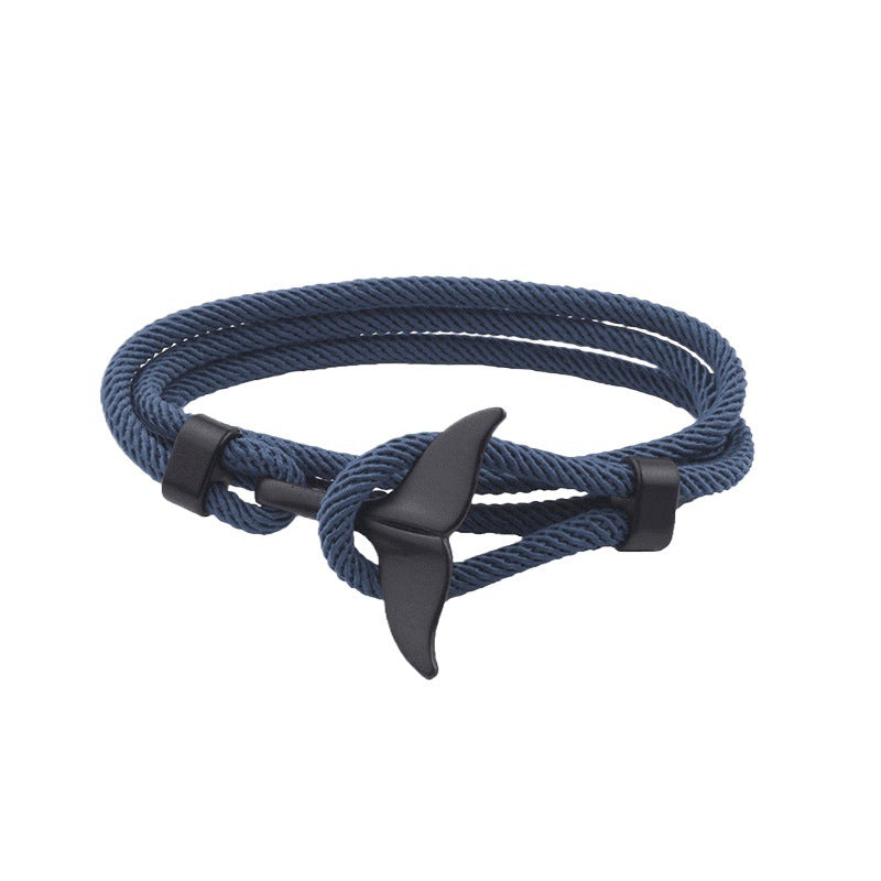 Whale Tail Braided Bracelet