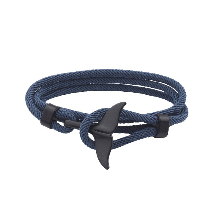 Whale Tail Braided Bracelet