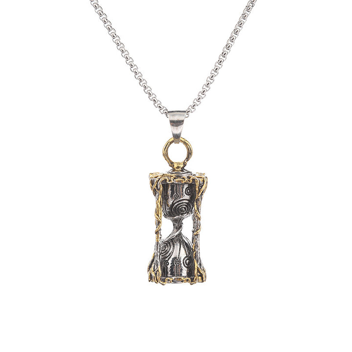 Vintage hourglass necklace