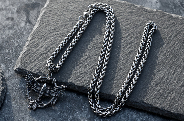 Eternal Vine·Flying Eagle Necklace