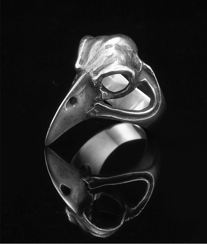 Raven Skull Ring