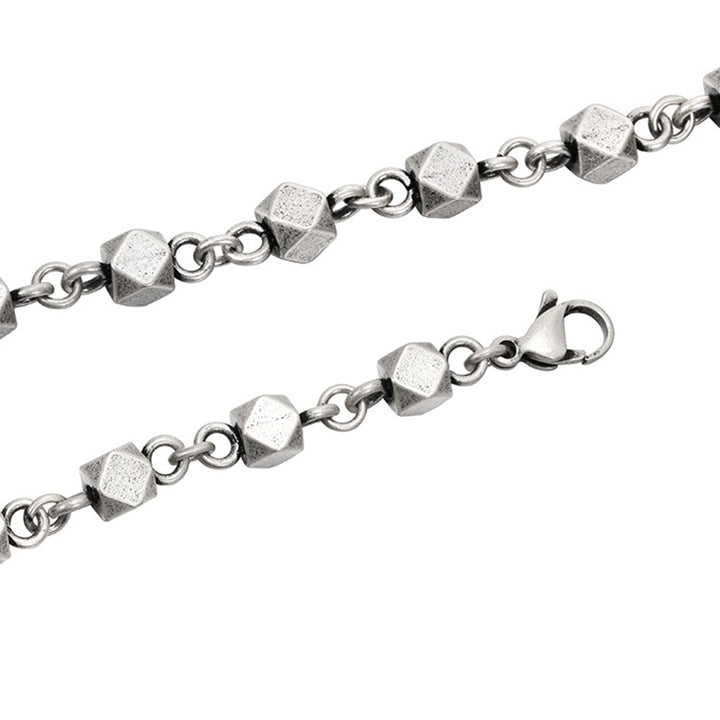 Vintage Geometric Cube Bracelet