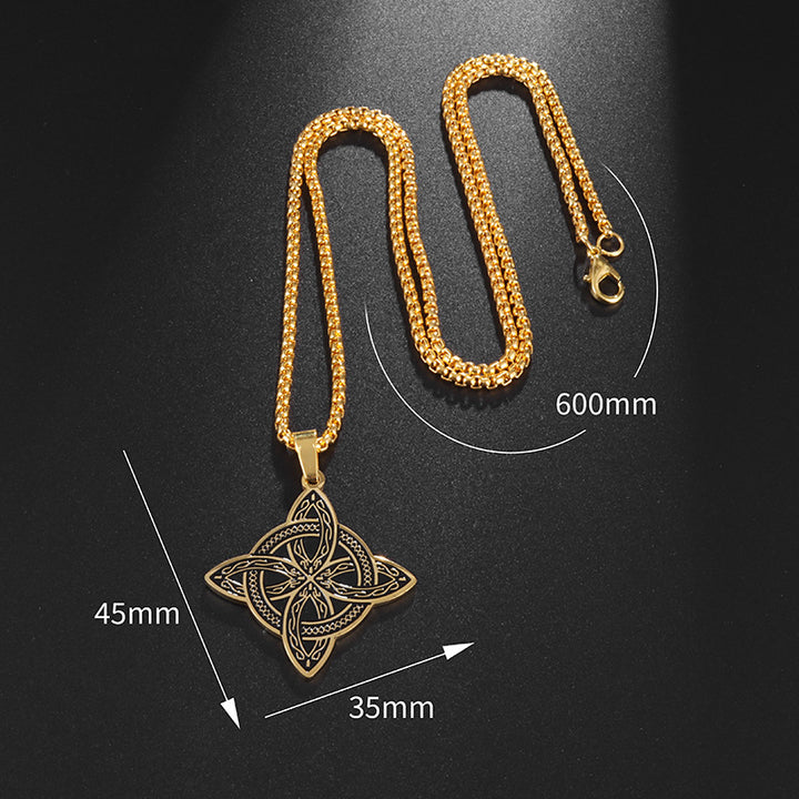 Vintage Celtic Love Knot Necklace