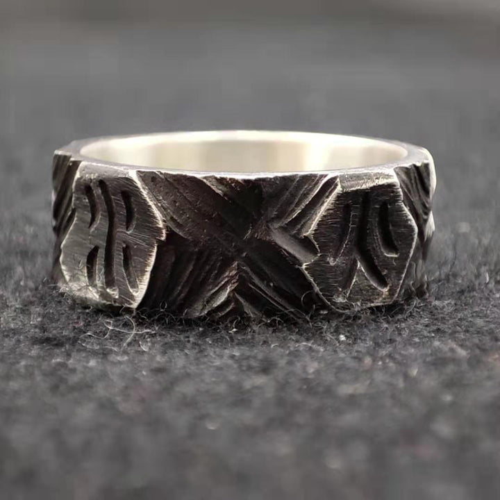 S925 Silver Viking Rune Ring