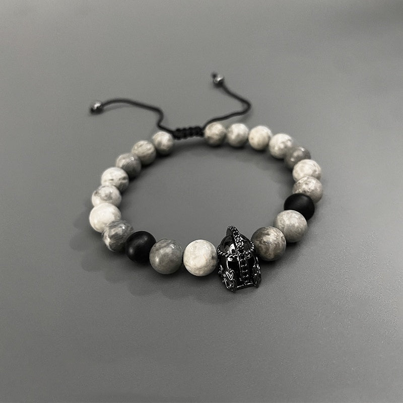 Spartacus Ink Lava Stone Bracelet