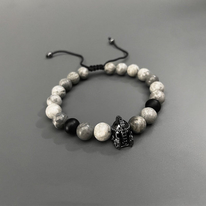 Spartacus Ink Lava Stone Bracelet