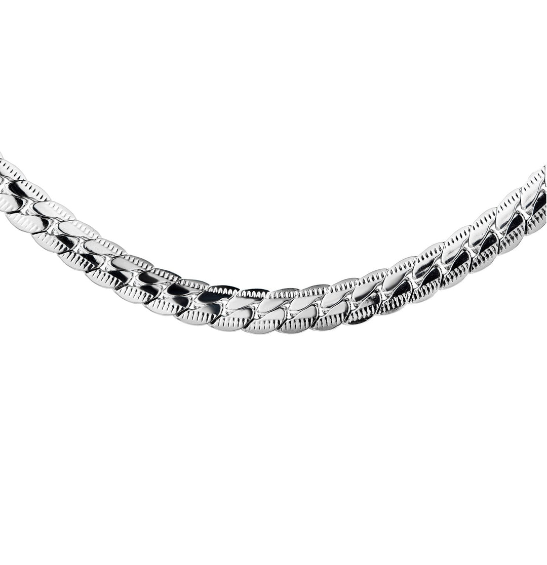 Hip Hop Style Gold Embossed Textured Necklace
