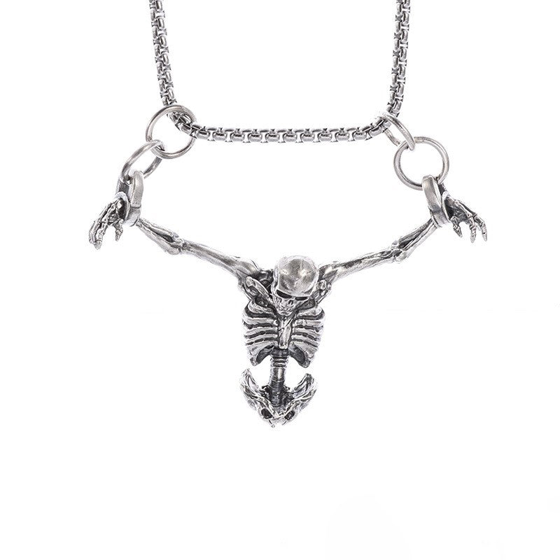 Vintage skull necklace
