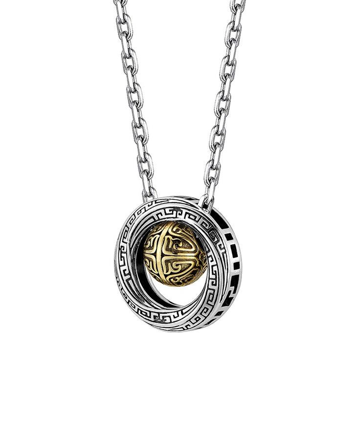 Mobius Loop Lucky Bead Necklace
