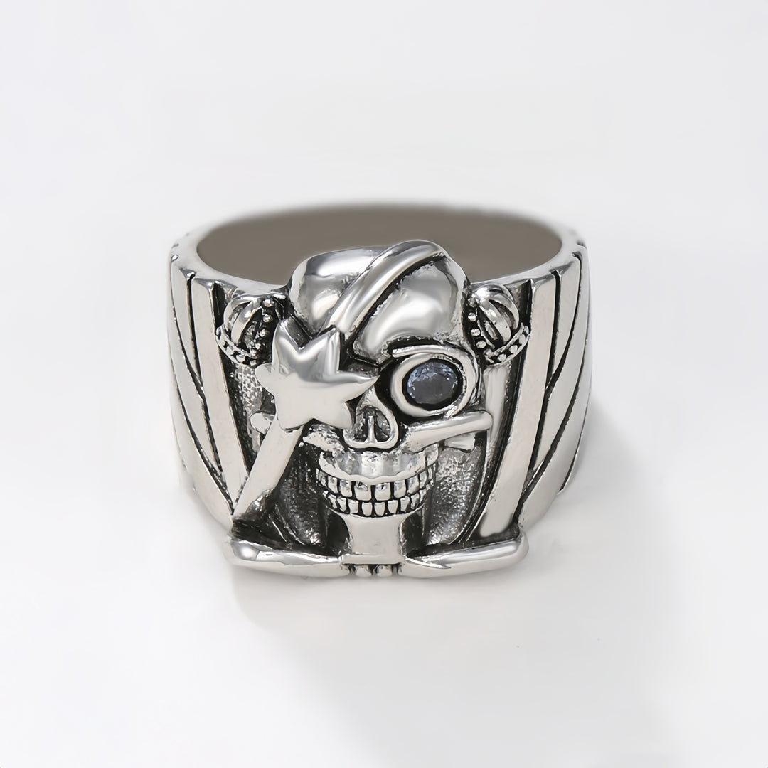 Vintage Pirate Skull Ring