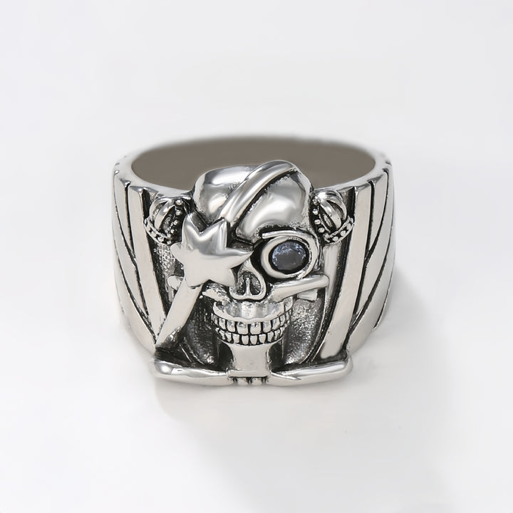 Vintage Pirate Skull Ring