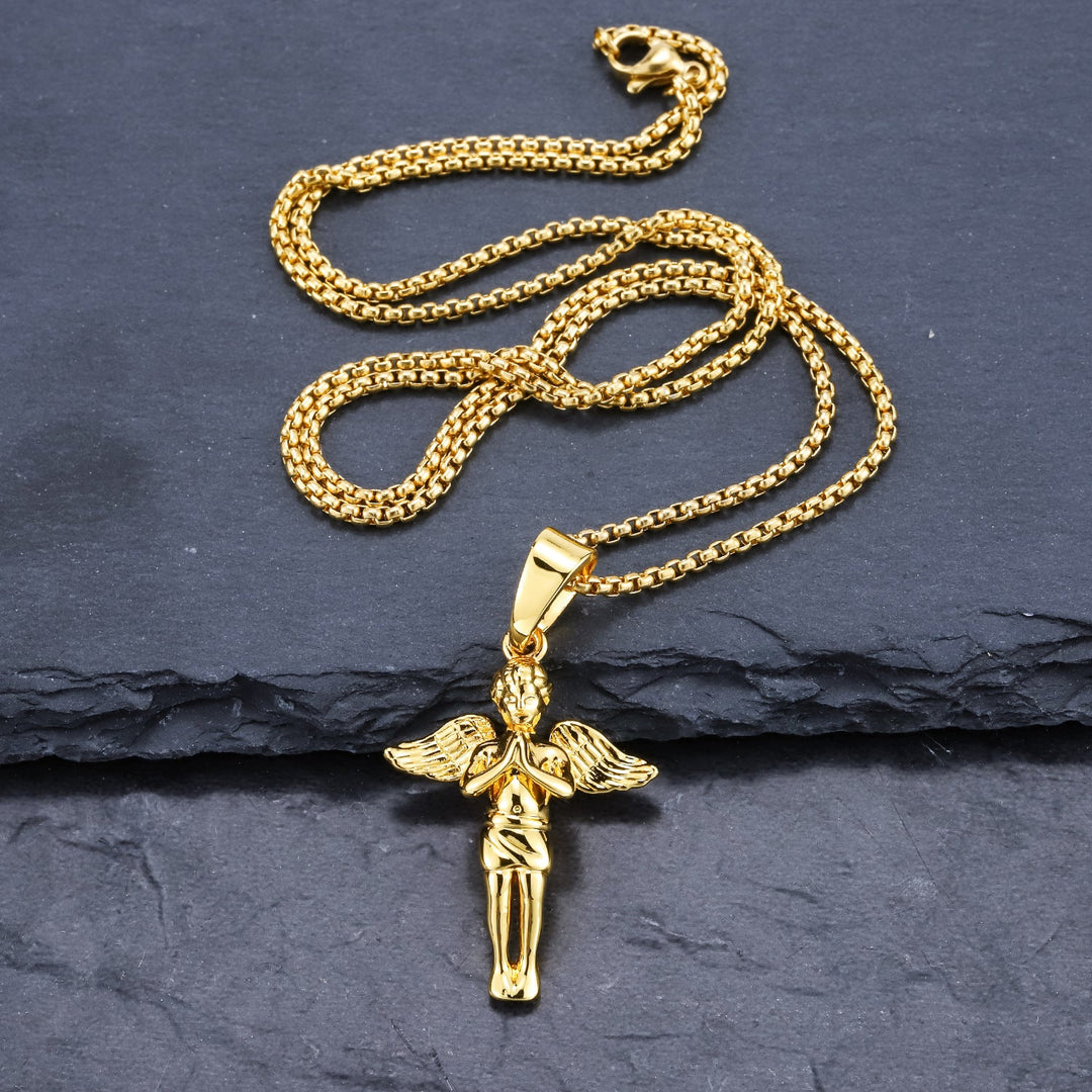 Little angel pendant necklace