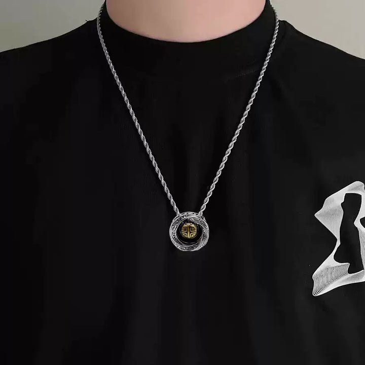 Mobius Loop Lucky Bead Necklace