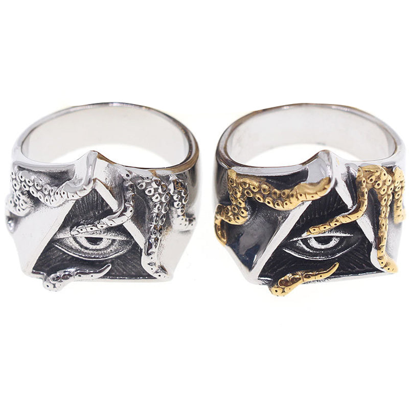 Eye of God Octopus Ring