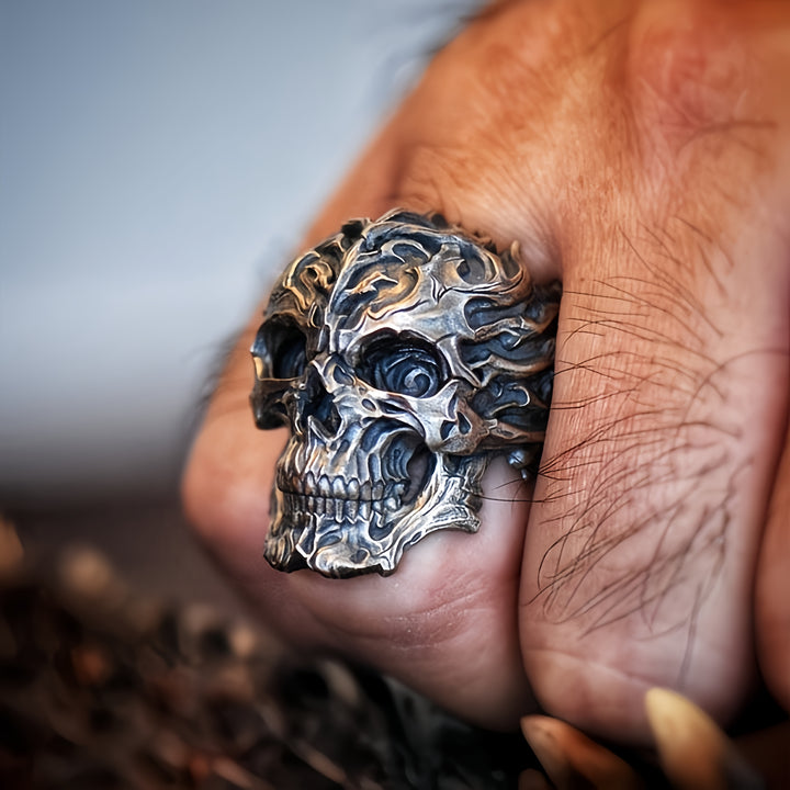 Mecha-Style Skull Ring